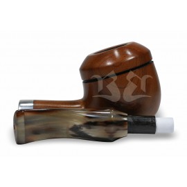 Cachimbo Bertoldi Callia Natural Curvo Peça Única